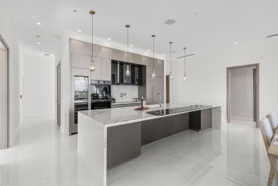 This exceptional just-completed penthouse at Aria offers a rare