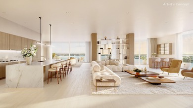 Residence 216H is a southwest corner 4- to 5-bedroom + Den, 4