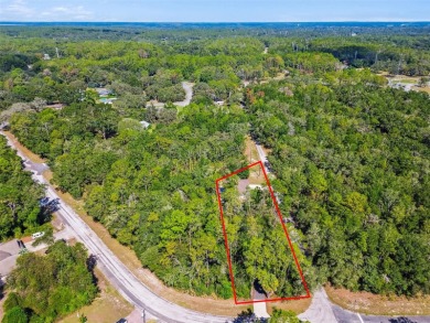 Tucked away on a VERY PRIVATE and SECLUDED .55-acre corner lot