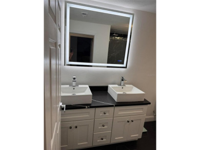 This condo was recently remodeled in a Tampa Bay Lightning theme