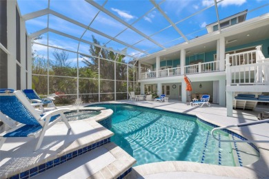 Experience refined coastal living in this Key West-style pool