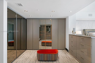 Perched on the 35th floor of Murano Grande, this residence