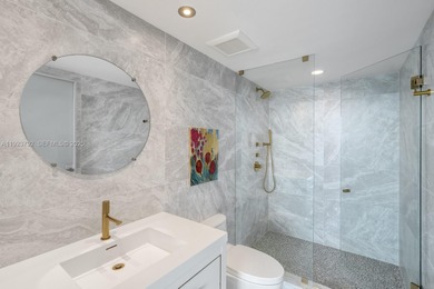 Perched on the 35th floor of Murano Grande, this residence