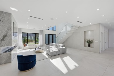 Gorgeous contemporary waterfront residence built in 2021 in the