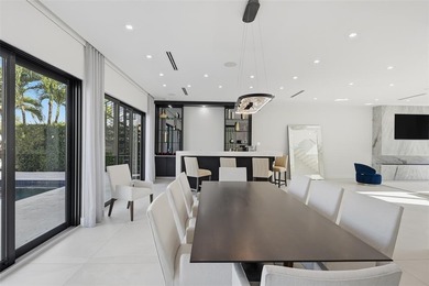 Gorgeous contemporary waterfront residence built in 2021 in the