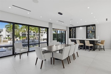 Gorgeous contemporary waterfront residence built in 2021 in the