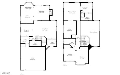 Classic 1,936 sq. ft. two-story model in The Lakes West, Section