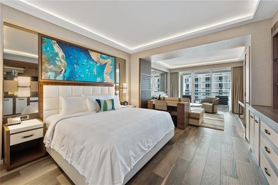 This spectacular, south-facing studio at the ultra-chic Conrad