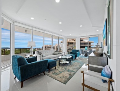 This FURNISHED waterfront residence offers panoramic views of