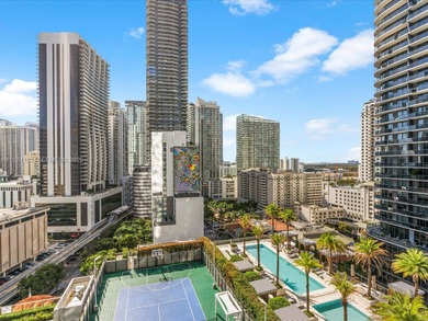 High above Brickell, this stunning SLS LUX residence offers a