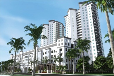 This new construction waterfront condo features a stunning view