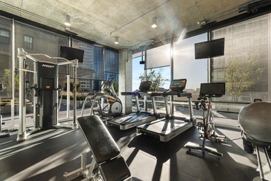 This bright and modern corner one bedroom unit at The Vetro