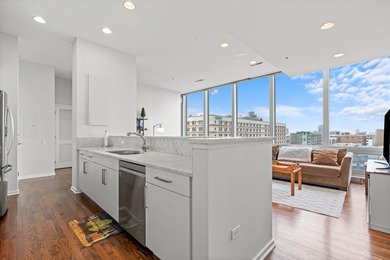 The largest 2-bed/2-bath layout in the building with the most