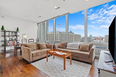 The largest 2-bed/2-bath layout in the building with the most