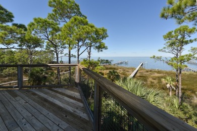 St. George Island Bayfront home with private boat dock