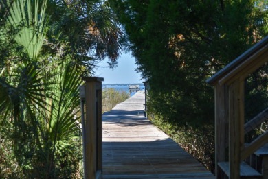 St. George Island Bayfront home with private boat dock