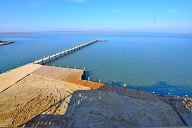 Waterfront, 3714 square foot home with an elevator, a