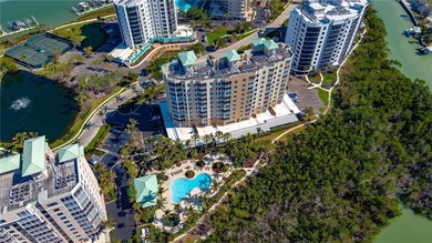 MANATEE BAY 7TH FLOOR CONDO WITH GULF & BAY VIEWS! Waterside at