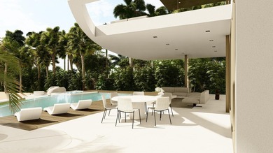 This organic modern jewel on a walled and gated lot along