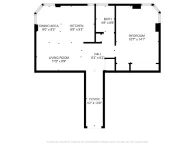 Welcome to this beautifully updated one-bedroom home at