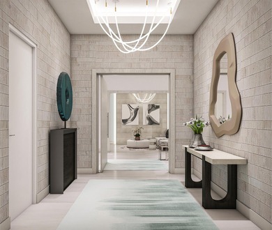 Residence 216H is a southwest corner 4- to 5-bedroom + Den, 4