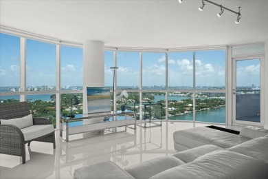 This high-floor residence at La Gorce Palace offers one of the