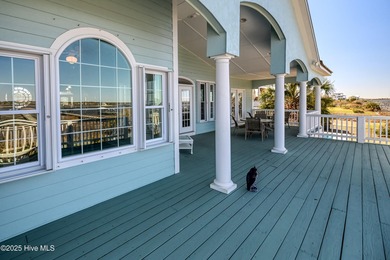 Sound Front ICWW home on Topsail Island with boat dock and lift