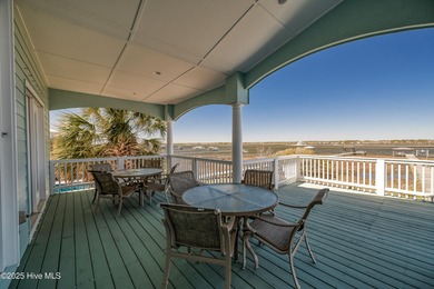 Sound Front ICWW home on Topsail Island with boat dock and lift