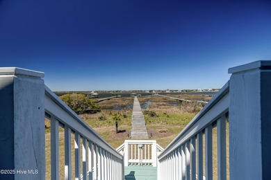 Sound Front ICWW home on Topsail Island with boat dock and lift