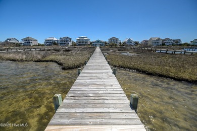Sound Front ICWW home on Topsail Island with boat dock and lift