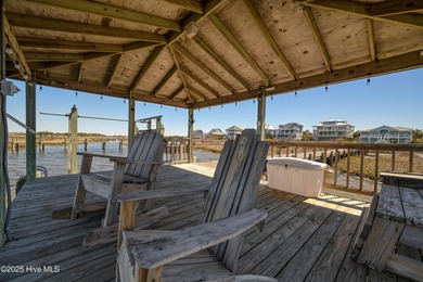 Sound Front ICWW home on Topsail Island with boat dock and lift