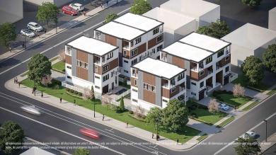 Stunning new construction townhouse in the beautiful, highly