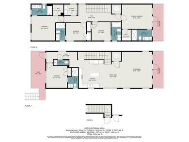 Just a quarter mile from the beach, this stunning 5-bedroom, 5