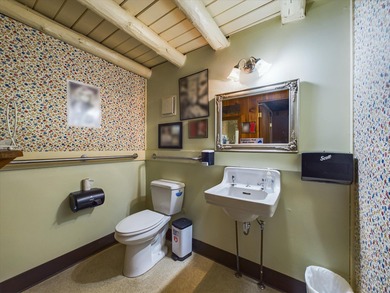 This vintage historical Red Barn in Douglas City, CA, offers a