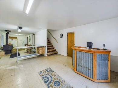 This vintage historical Red Barn in Douglas City, CA, offers a