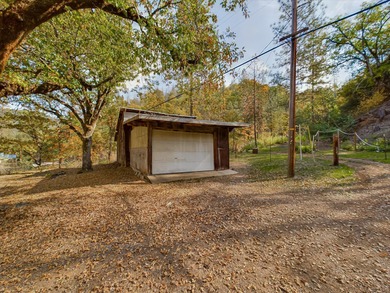 This vintage historical Red Barn in Douglas City, CA, offers a