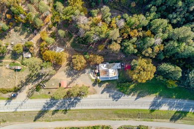 This vintage historical Red Barn in Douglas City, CA, offers a