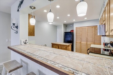 Beautiful, side ocean views from the big balcony on this condo