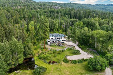 Perched on 20 acres overlooking Flathead Lake, this exceptional