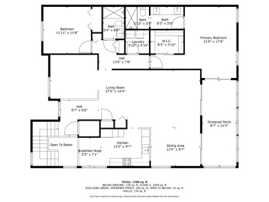 Beautifully renovated 2-bedroom, 2-bathroom residence with 1,822