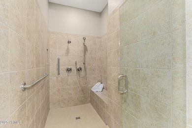 Picturesque Pinnacle Peak mountain, sunset and city light views