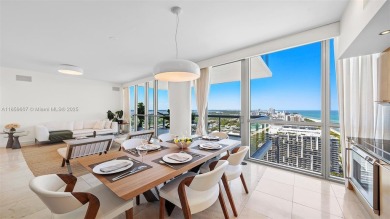 Perched on the 39th floor of The Setai, this stunning 3 bed / 3