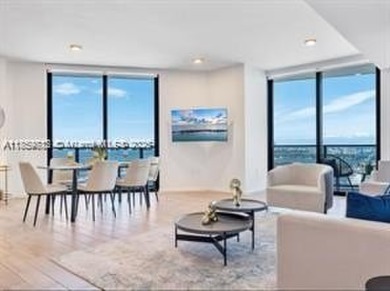 Enjoy breathtaking  view of Biscayne Bay and city  .Offering a