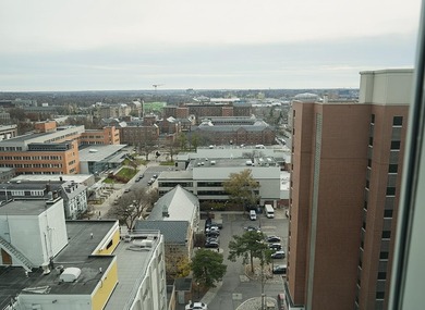 Bright, south-facing studio with stylish updates, including