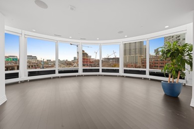 This three-story penthouse at 600 N Kingsbury is a rare