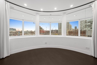 This three-story penthouse at 600 N Kingsbury is a rare