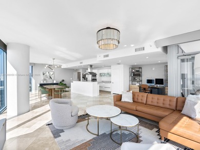 Set on a rare high floor, Unit 2312 captures 180 degrees of