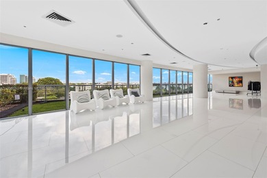 Set on a rare high floor, Unit 2312 captures 180 degrees of