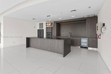 Set on a rare high floor, Unit 2312 captures 180 degrees of