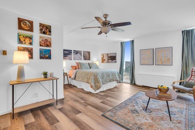 Discover a rare studio opportunity on the top floor of historic